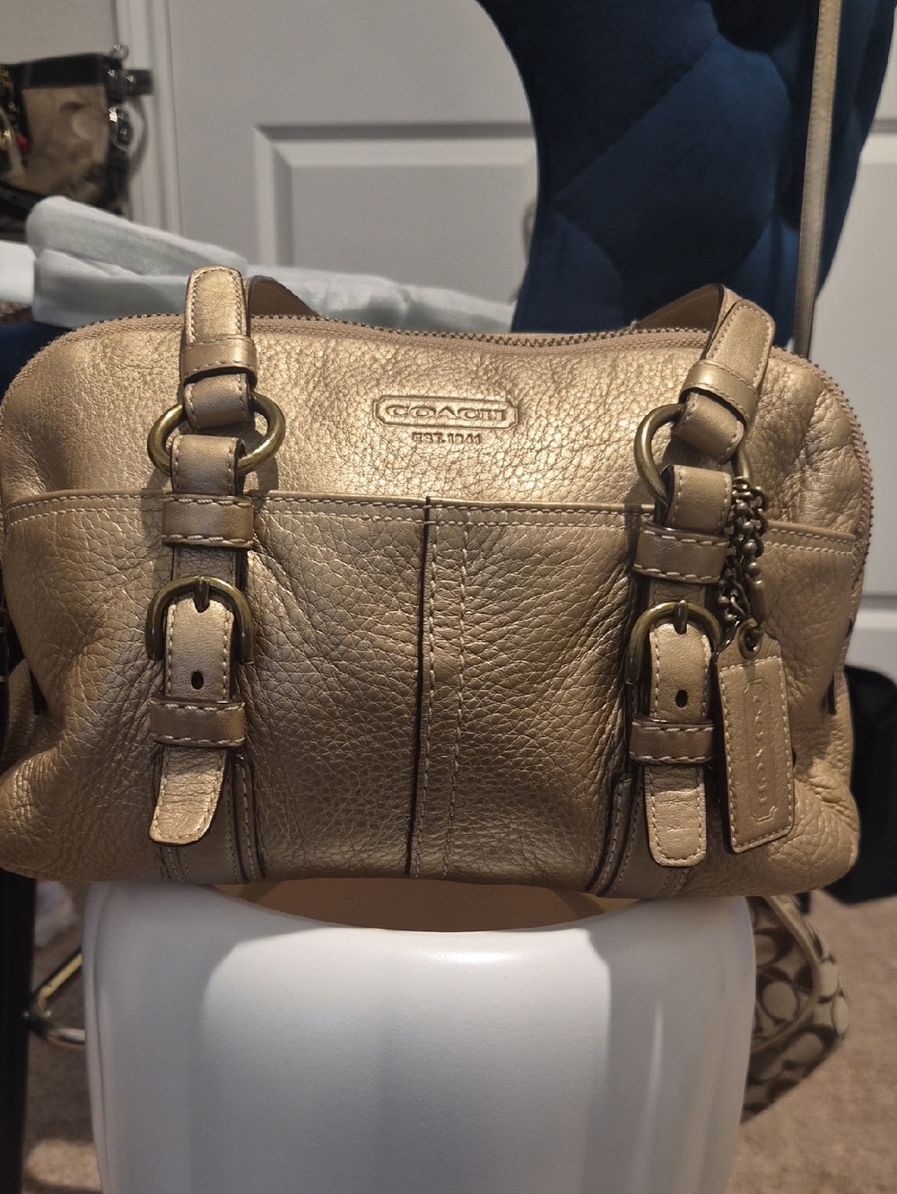 Coach Bonnie Double Zip Satchel